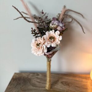 Pink & Neutral Bridesmaid Bouquet
